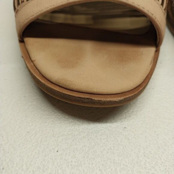 Vince Camuto Keanne Sandal Booties Sz 9M Tan Nubuck Leather Boho Casual Chic - Picture 6 of 15